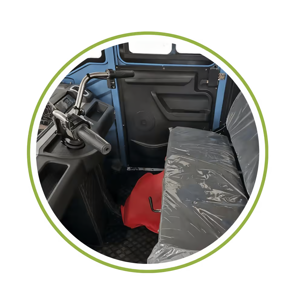 Triciclu Electric 4 Uși MoveEco T2 | Fără Permis | 25km/h