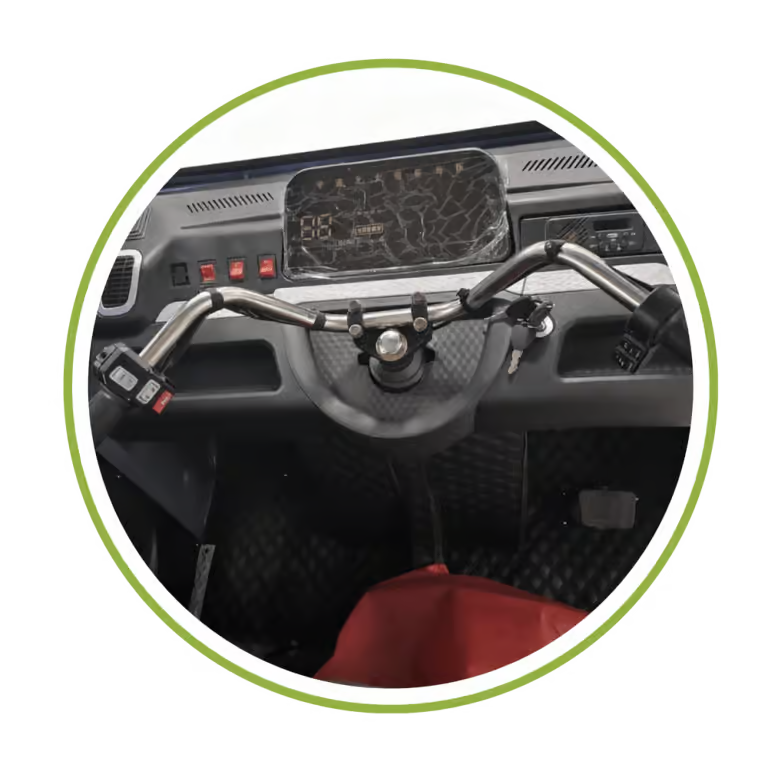 Triciclu Electric 4 Uși MoveEco T2 | Fără Permis | 25km/h