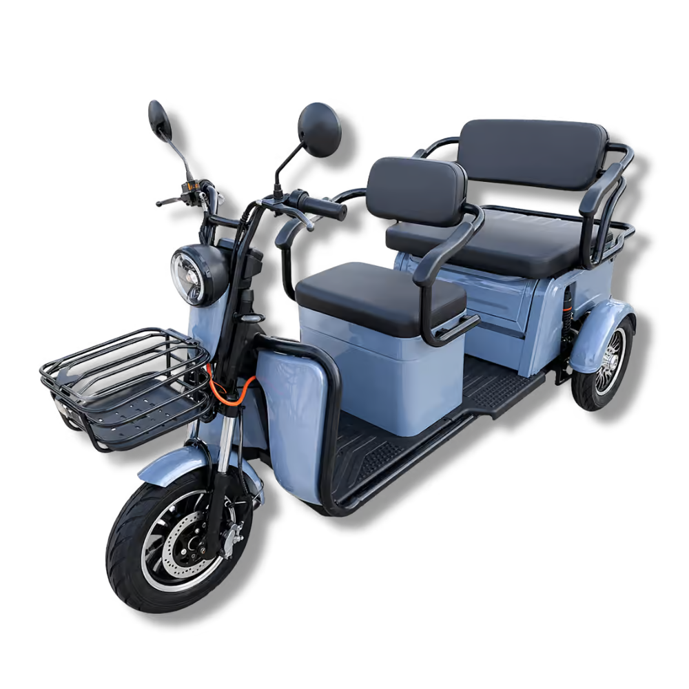 Triciclu Electric Persoane MoveEco 2 locuri P1-00 EEC | Fără Permis | 25 km/h