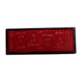 Catadioptru reflectorizant roșu dreptunghiular 88 x 34 mm