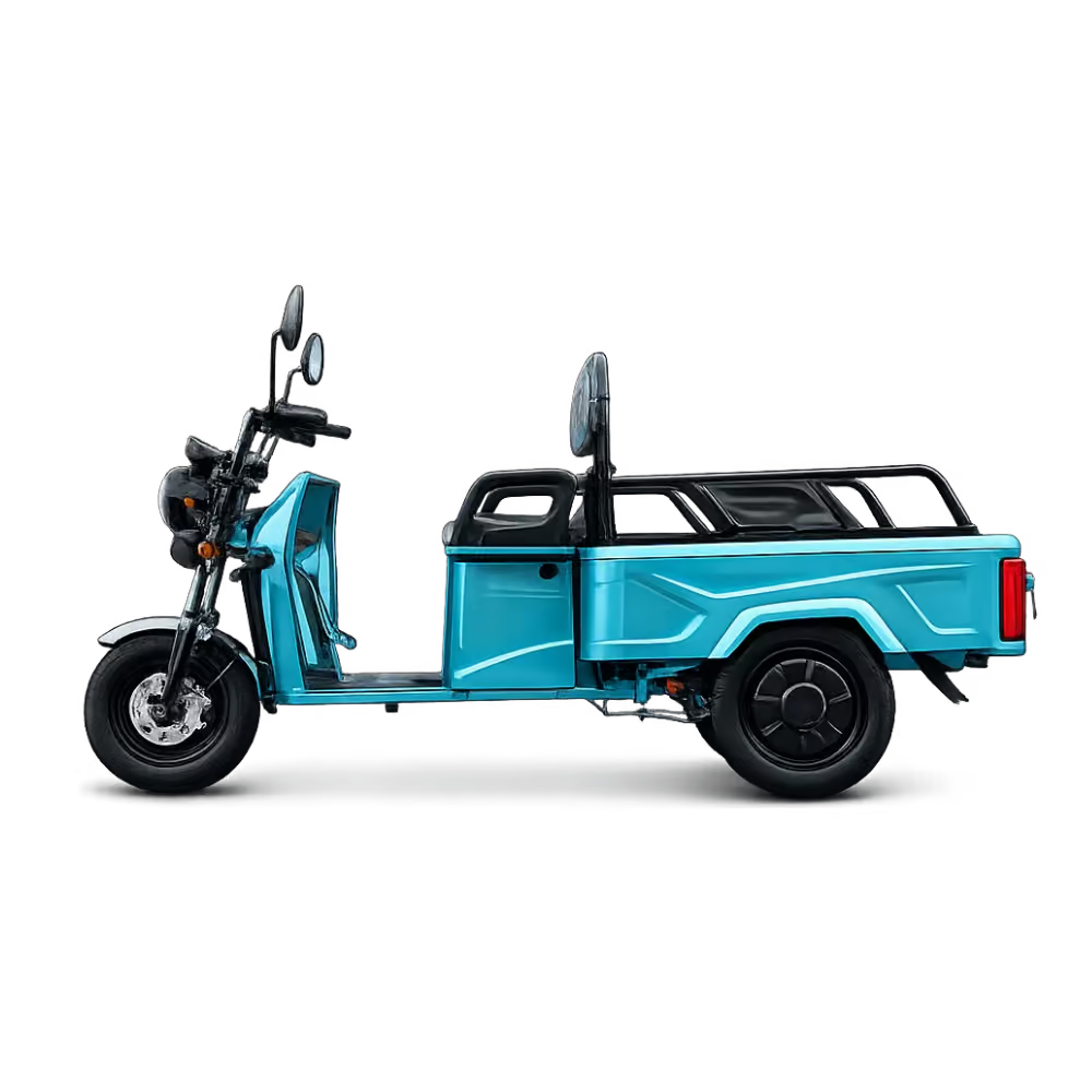 Triciclu Electric Model B03 | 60V/20Ah | 25km/H Fără Permis Albastru